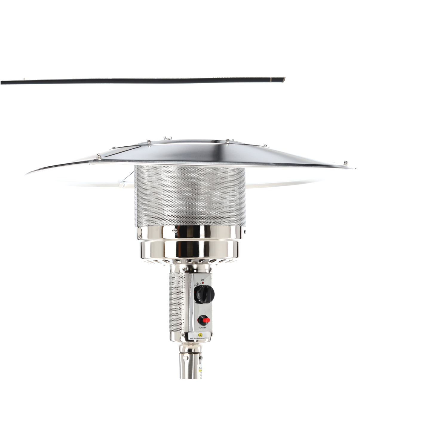 PARASOL GAZOWY ZE STALI NIERDZEWNEJ 221 CM - obrazek 12