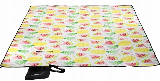 KOC PIKNIKOWY 300x200 CM Z IZOLACJĄ OWOCE *5752 - obrazek 7
