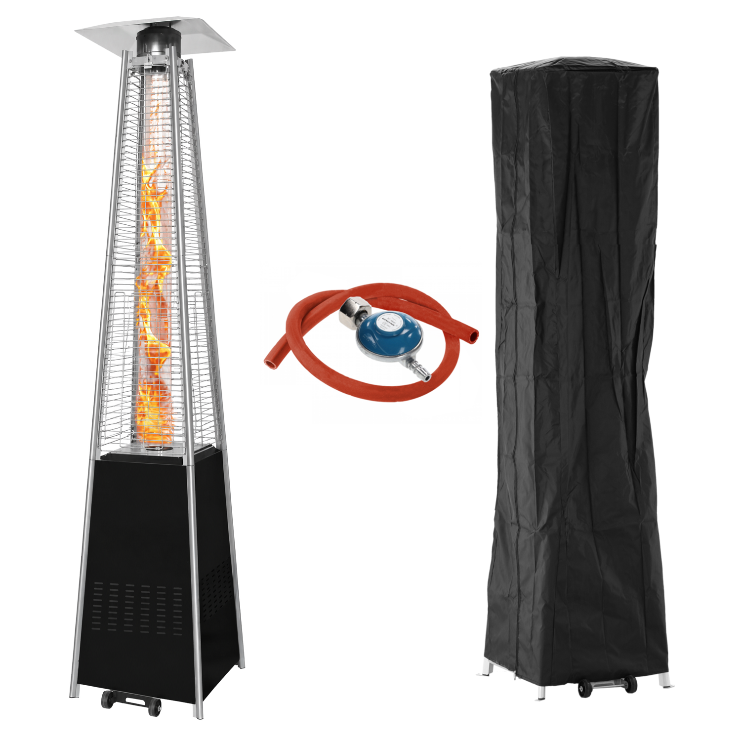 PARASOL GAZOWY KWADRATOWY MALOWANY PROSZKOWO 227 CM - obrazek 5