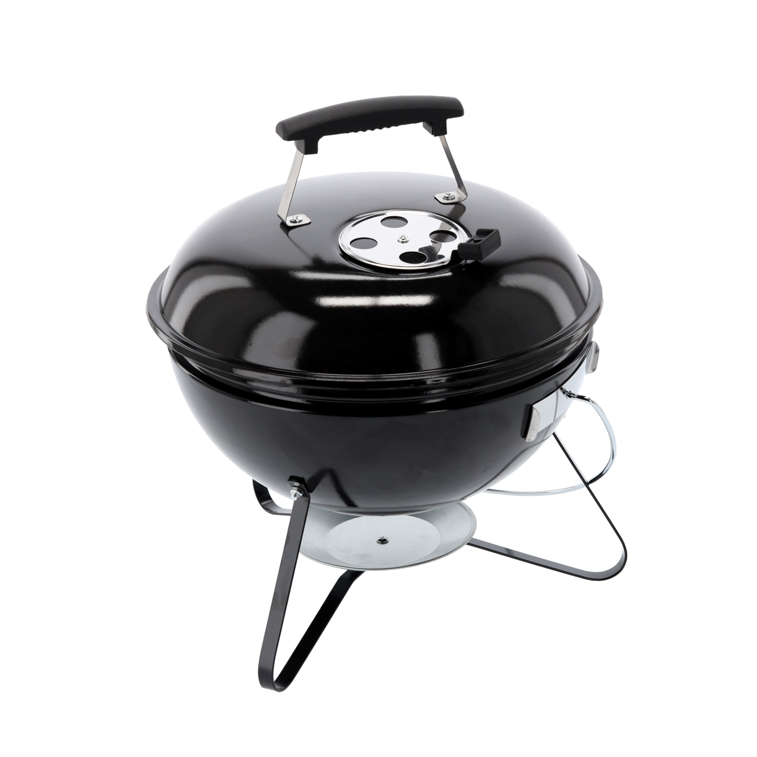 GRILL WĘGLOWY KULISTY NA NÓŻKACH Z POKRYWĄ 37 x 28/44 CM - obrazek 4