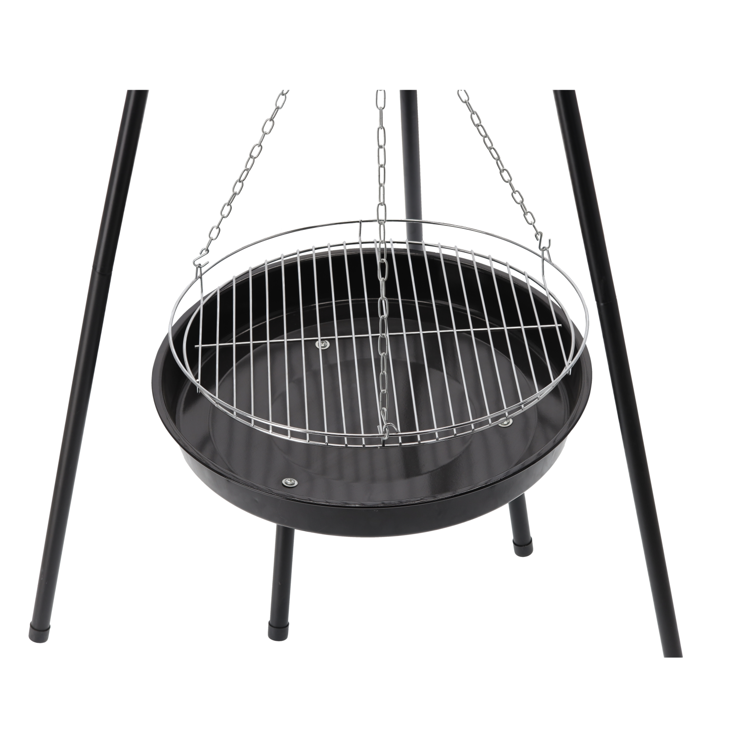 GRILL WISZĄCY REGULOWANY NA TRÓJNOGU 95 x 95 x 147 CM - obrazek 3