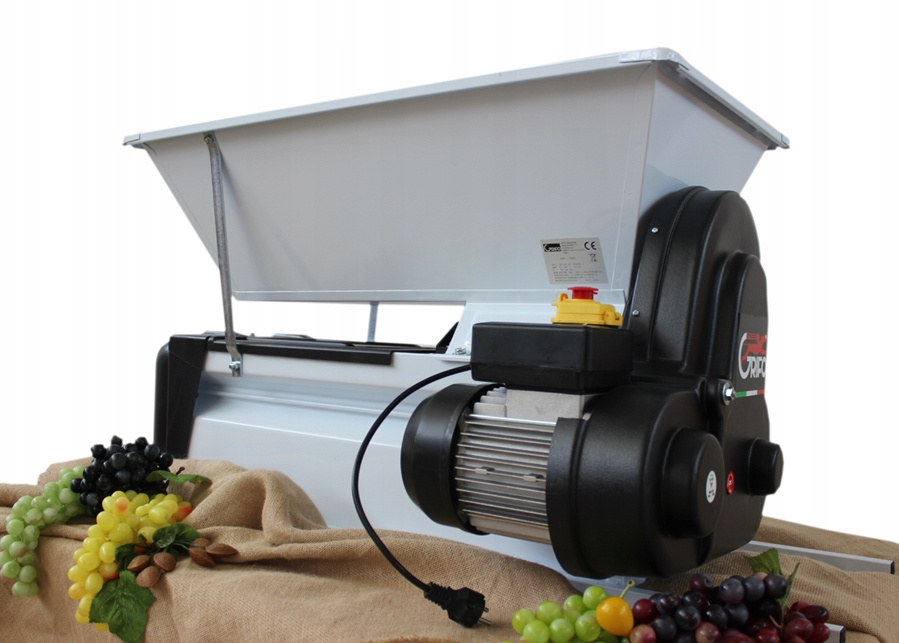 ROZDRABNIARKA +ODSZYPUŁKOWARKA DO WINOGRON 90 x 50 CM ELEKTRYCZNA -1500KG/H - obrazek 3