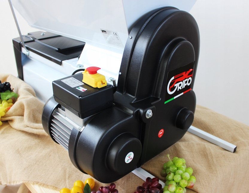 ROZDRABNIARKA +ODSZYPUŁKOWARKA DO WINOGRON 90 x 50 CM ELEKTRYCZNA -1500KG/H - obrazek 4