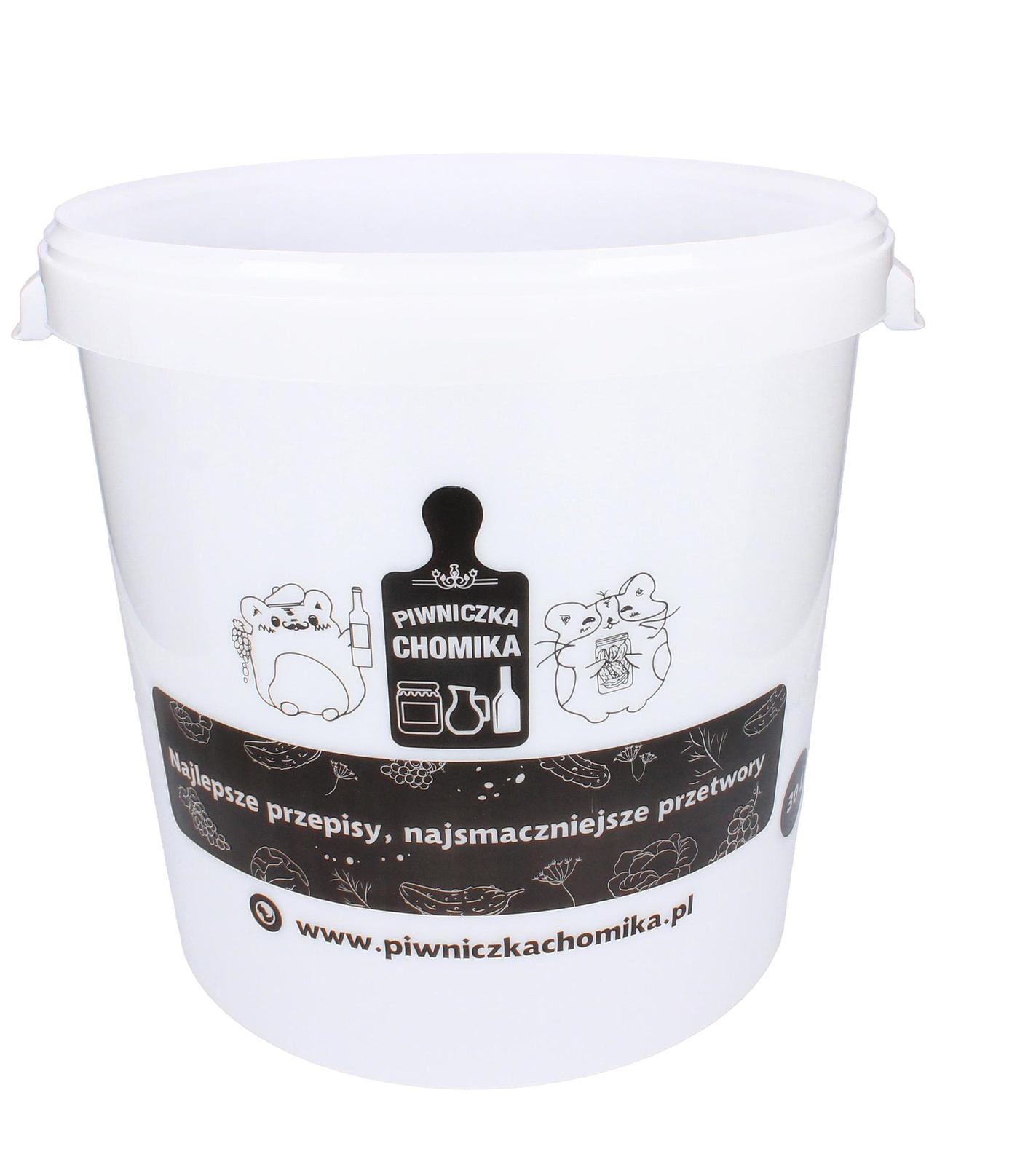 POJEMNIK FERMENTACYJNY / WIADERKO 30L Z POKRYWĄ - obrazek 3