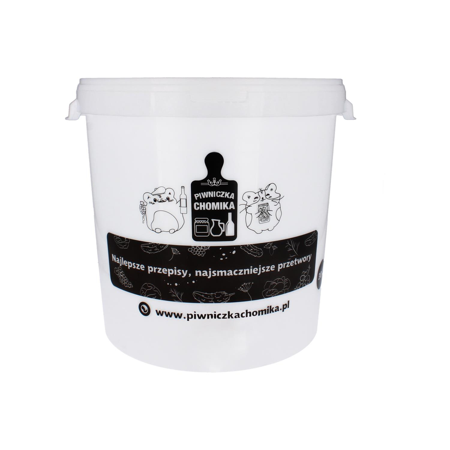 POJEMNIK FERMENTACYJNY / WIADERKO 30L Z POKRYWĄ - obrazek 2