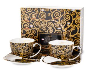 Kpl. Dwóch Filiżanek Z Podstawkami