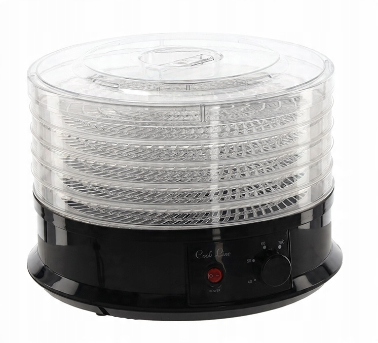 SUSZARKA DO ŻYWNOŚCI 5-POZIOMOWA 250W FI 32 CM Z MECHANIZMEM *2714 - obrazek 4