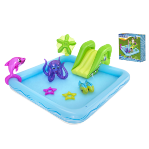 DMUCHANY PLAC ZABAW/ BRODZIK 239 x 206 x 86 cm "AKWARIUM" *5013 *3686