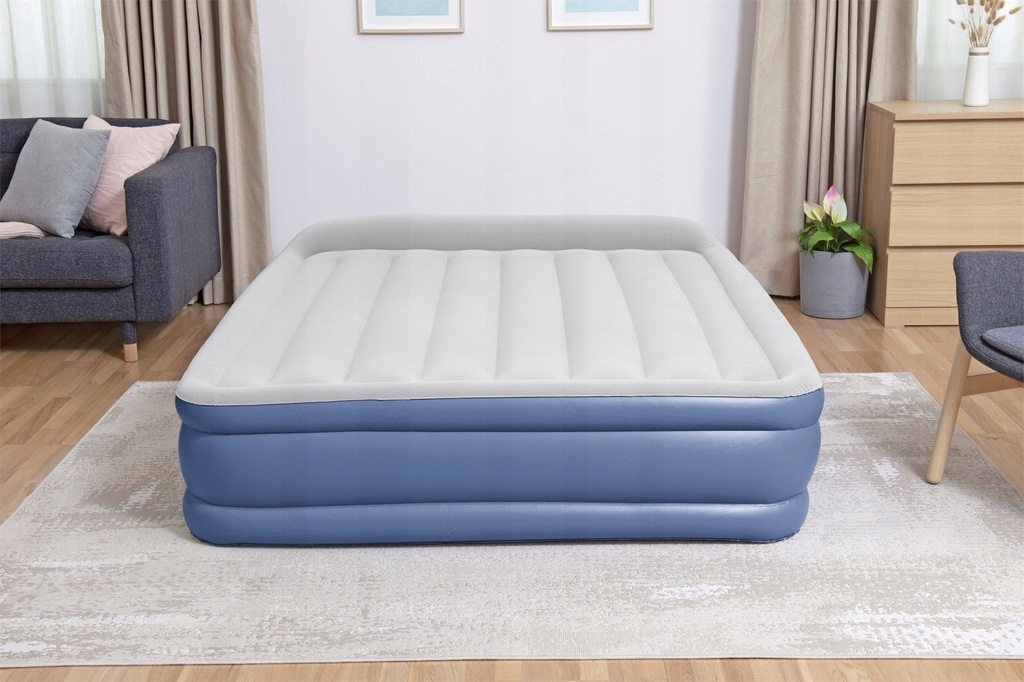 MATERAC DMUCHANY 203 X 152 X 46 CM Z WBUDOWANĄ POMPKĄ*9214 *5726 *9689 - obrazek 4