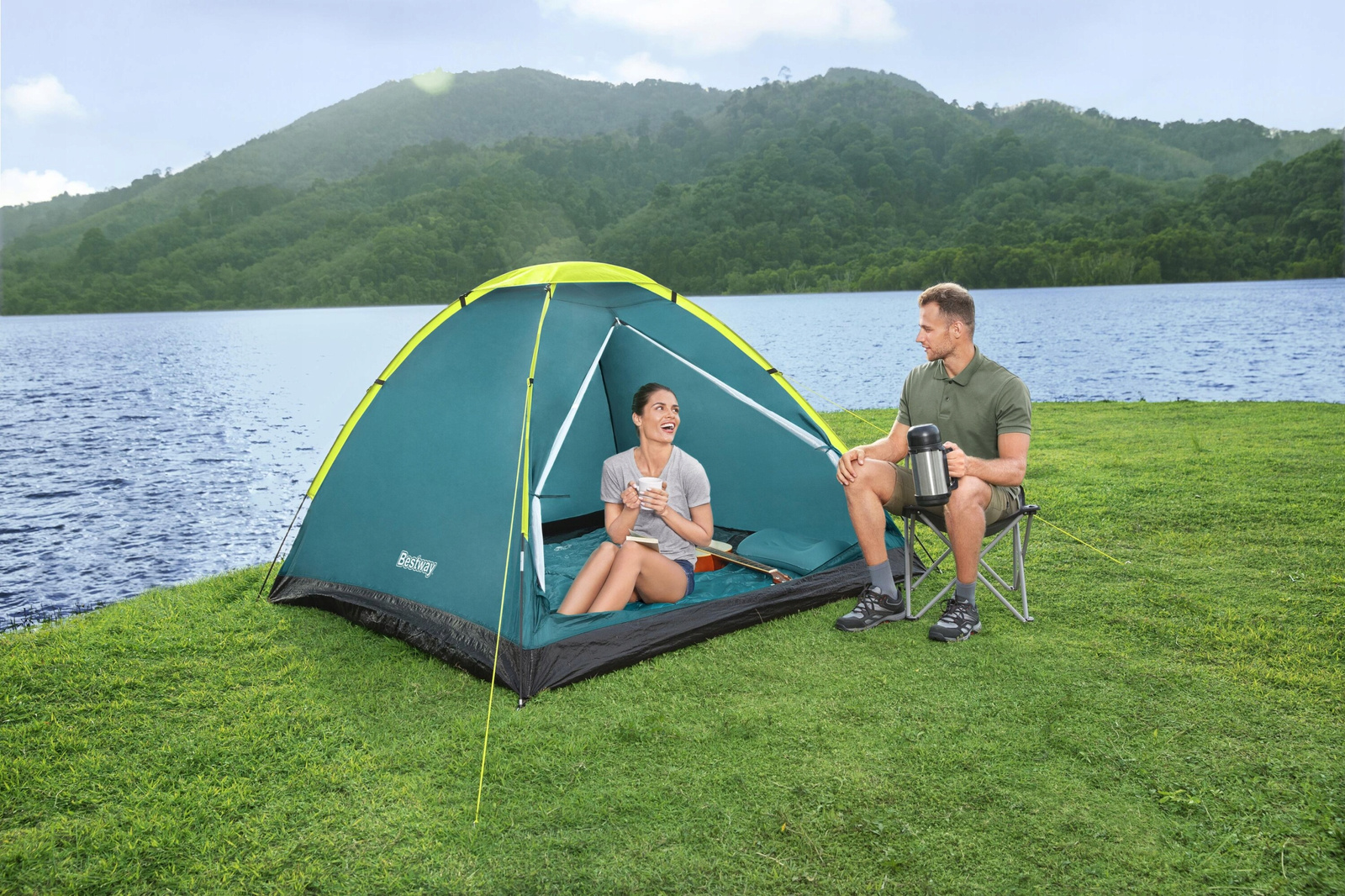 NAMIOT TURYSTYCZNY 2.05 x 1.45 x 1 M DWUOSOBOWY *3165 - obrazek 4