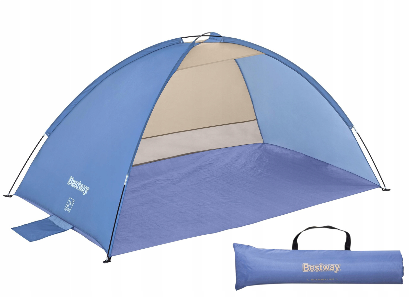 NAMIOT PLAŻOWY 2 M x 1.2 M x 95 CM DWUOSOBOWY *3318 - obrazek 2