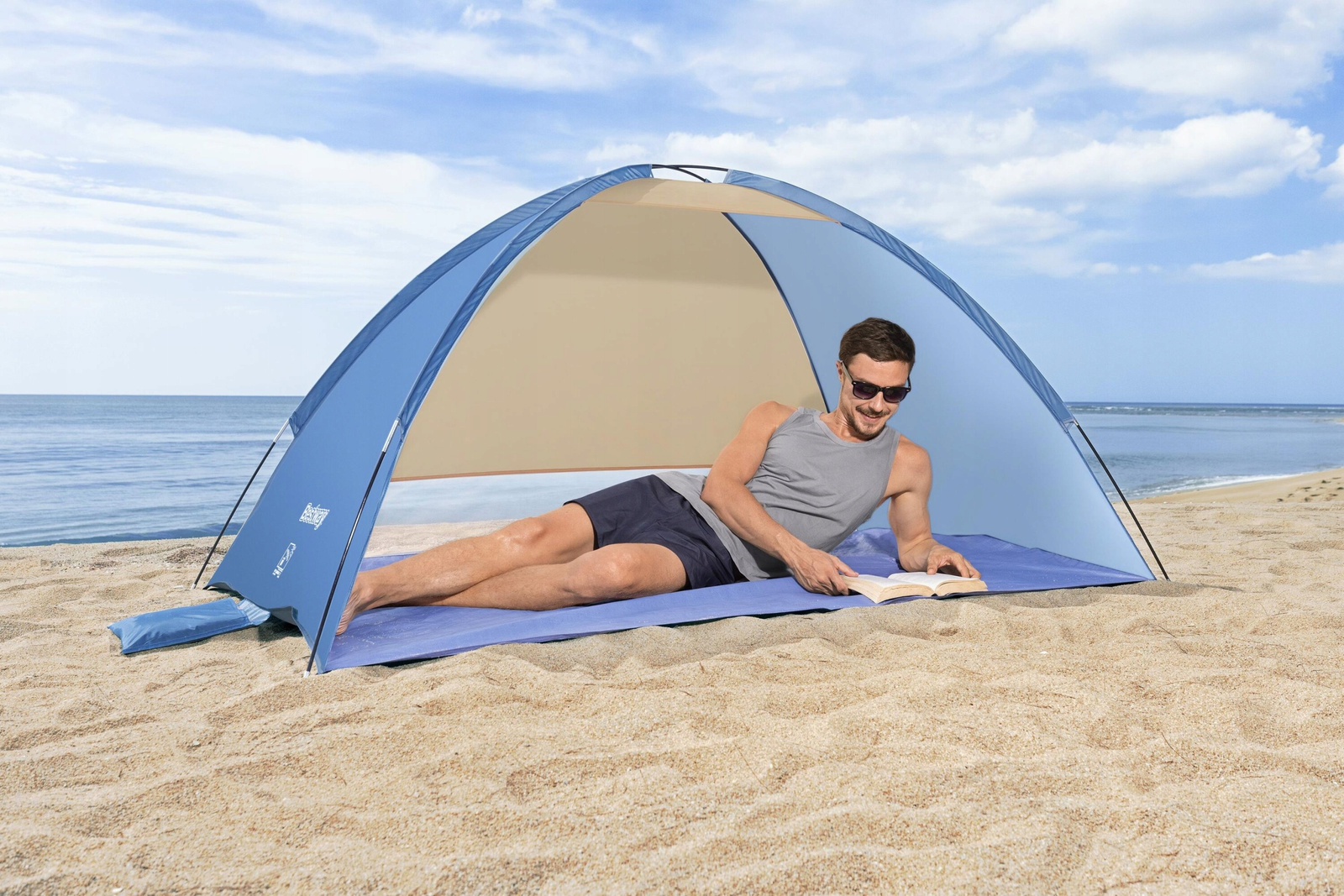 NAMIOT PLAŻOWY 2 M x 1.2 M x 95 CM DWUOSOBOWY *3318 - obrazek 8