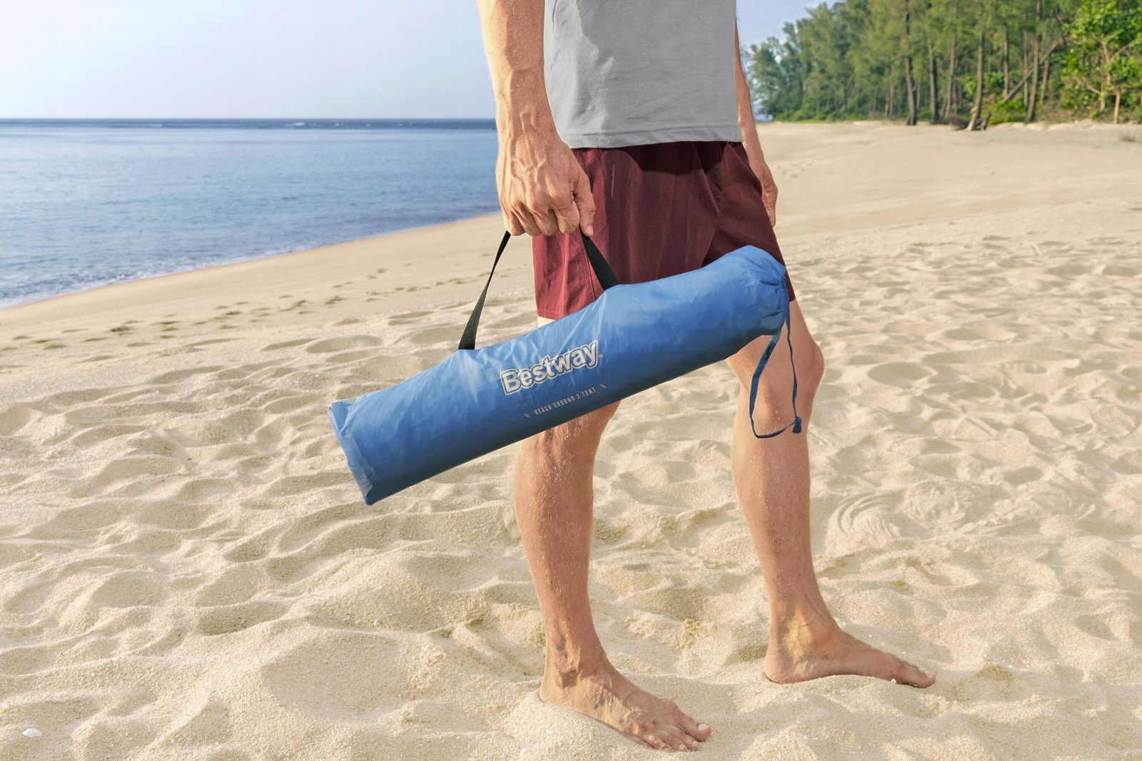 NAMIOT PLAŻOWY 2 M x 1.2 M x 95 CM DWUOSOBOWY *3318 - obrazek 9