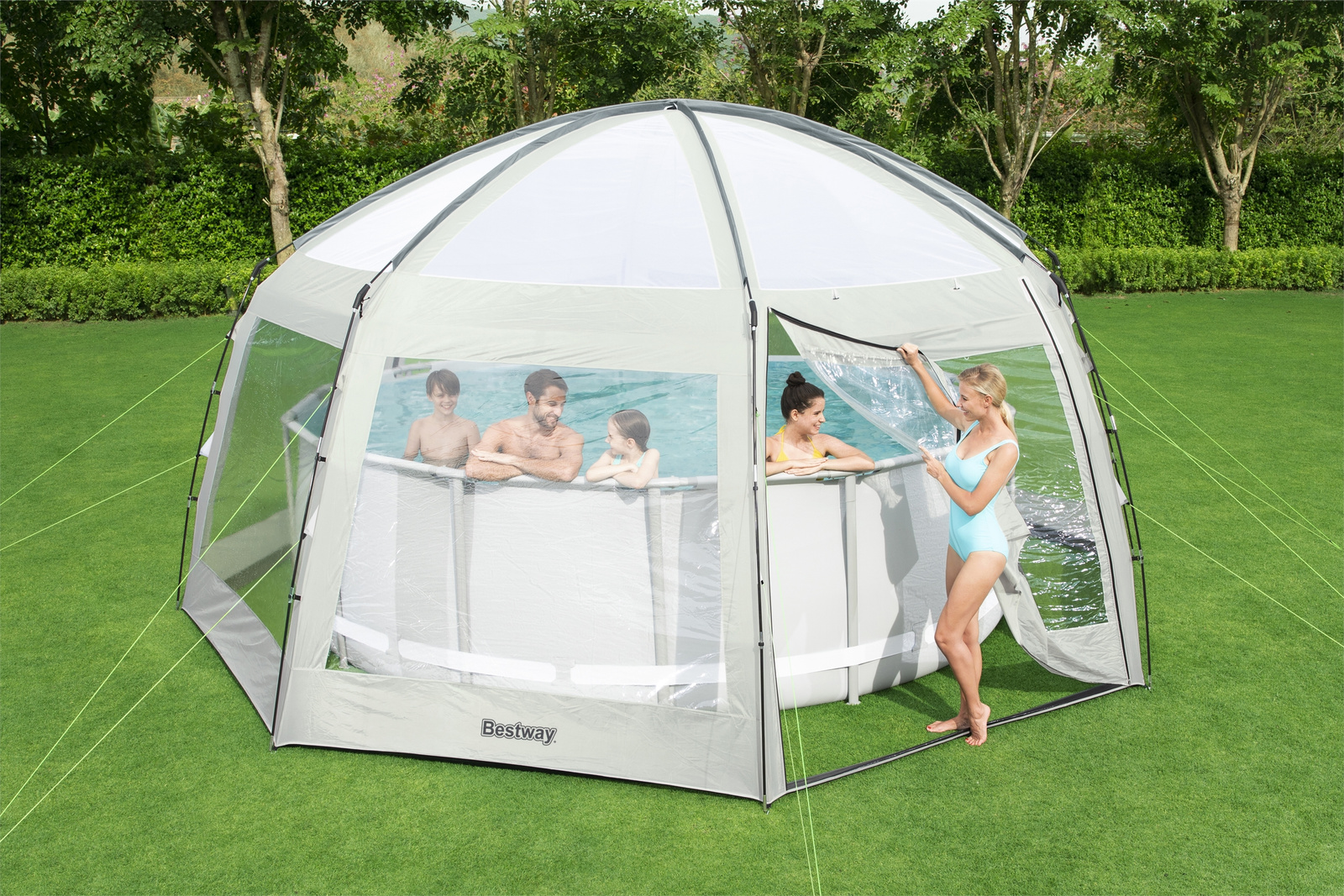 PAWILON / ALTANA DO BASENU 6 x 6 x 2.95 M *3387 - obrazek 2