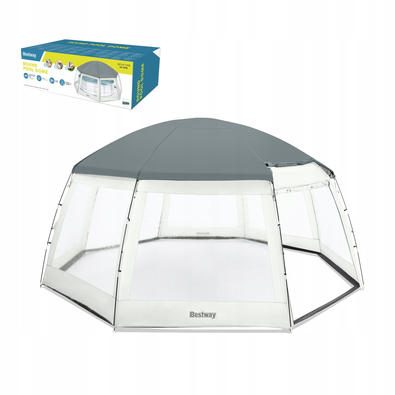 PAWILON / ALTANA DO BASENU 6 x 6 x 2.95 M *3387 - obrazek 3
