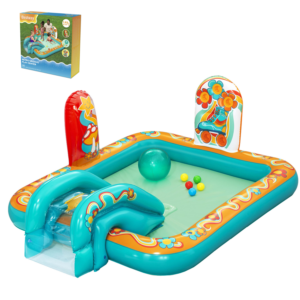 DMUCHANY PLAC ZABAW / BRODZIK ZE ZJEŻDŻALNIĄ 193 X 152 X 74 CM *8411