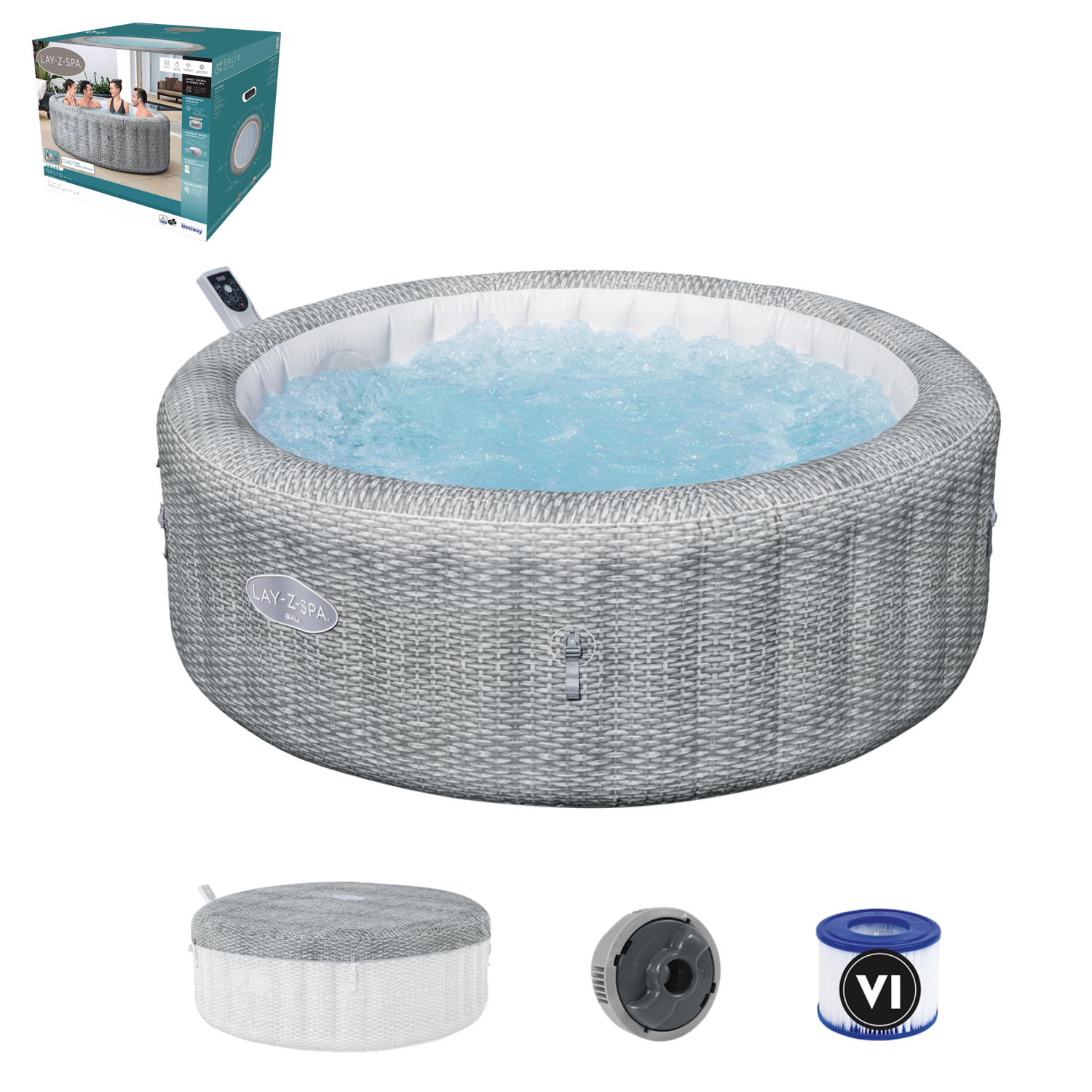 JACUZZI LAY-Z-SPA BALI AIRJET 196 X 71 CM - obrazek 5