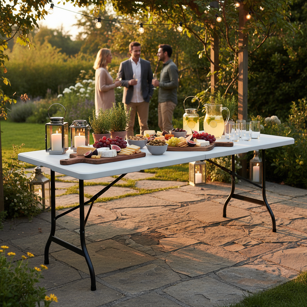 STÓŁ TURYSTYCZNY/CATERINGOWY SKŁADANY 180 x 75 x 72 CM - obrazek 4