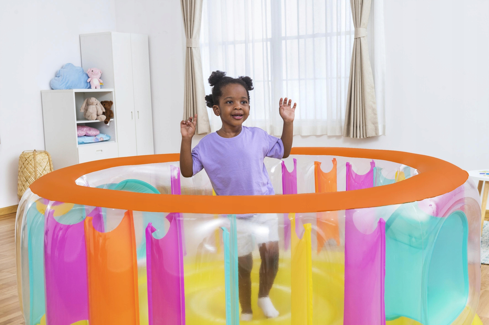 DMUCHANA TRAMPOLINA DLA DZIECI 180 X 86 CM *2085 - obrazek 6