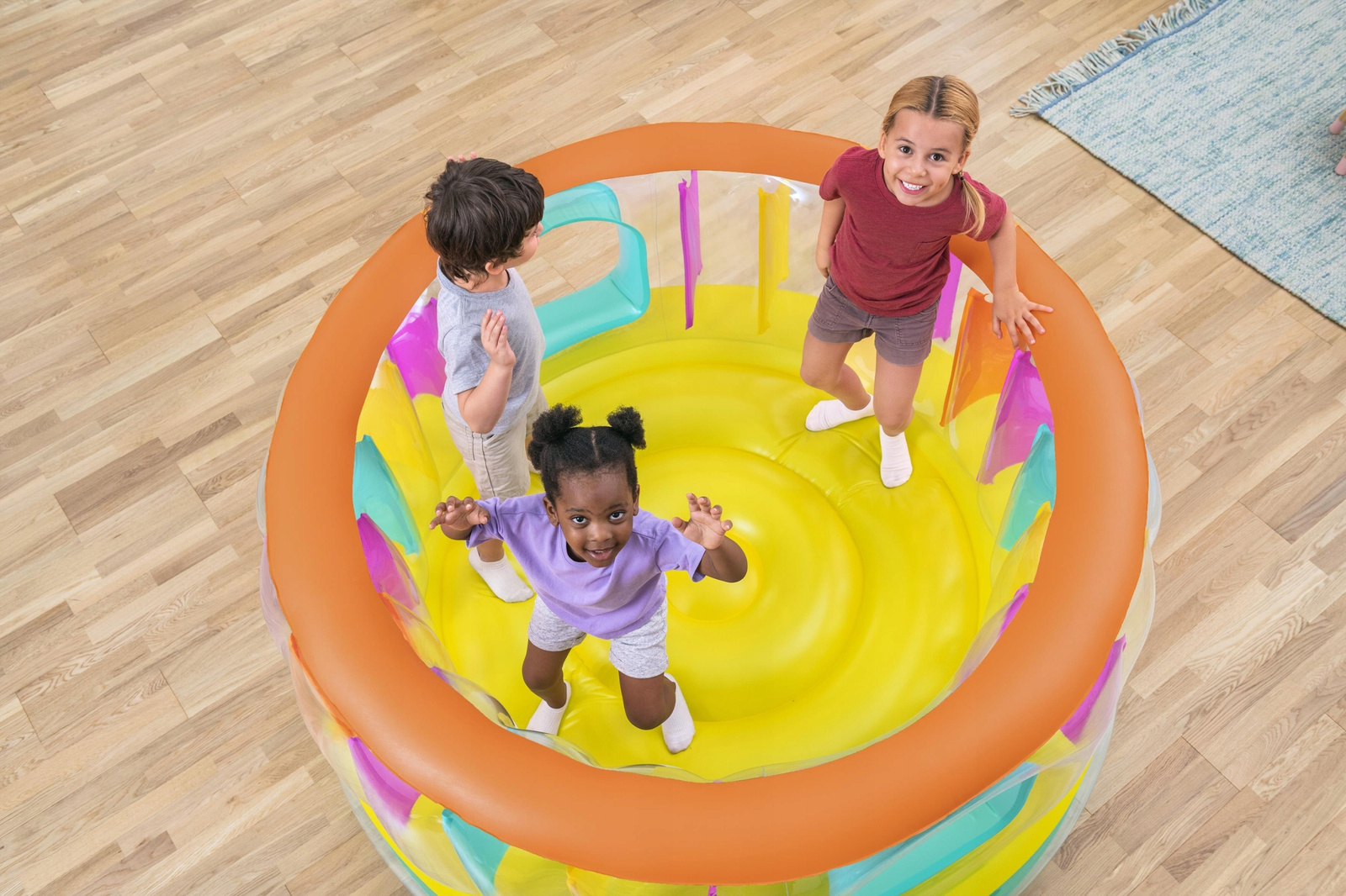 DMUCHANA TRAMPOLINA DLA DZIECI 180 X 86 CM *2085 - obrazek 8