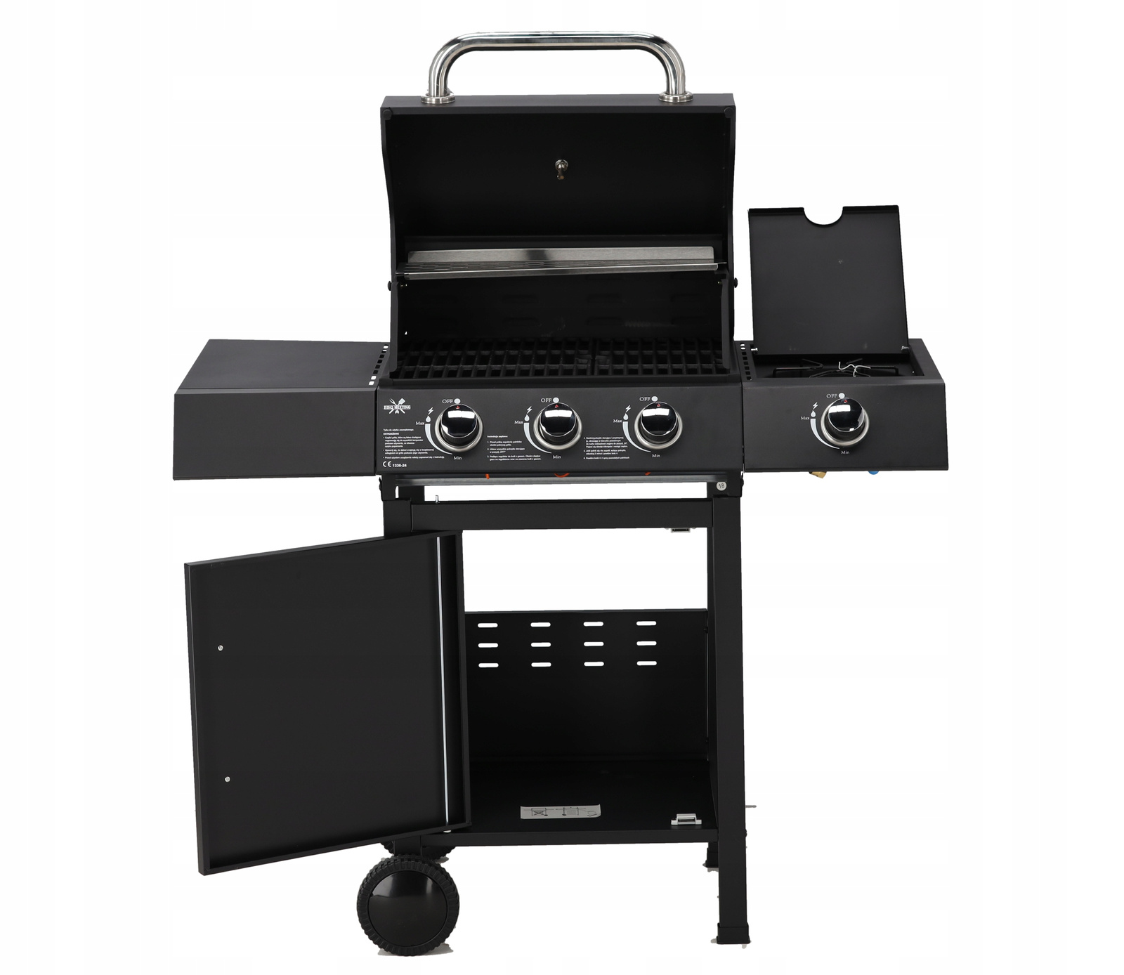 GRILL GAZOWY 3+1 Z REDUKTOREM 10,3kW - obrazek 4