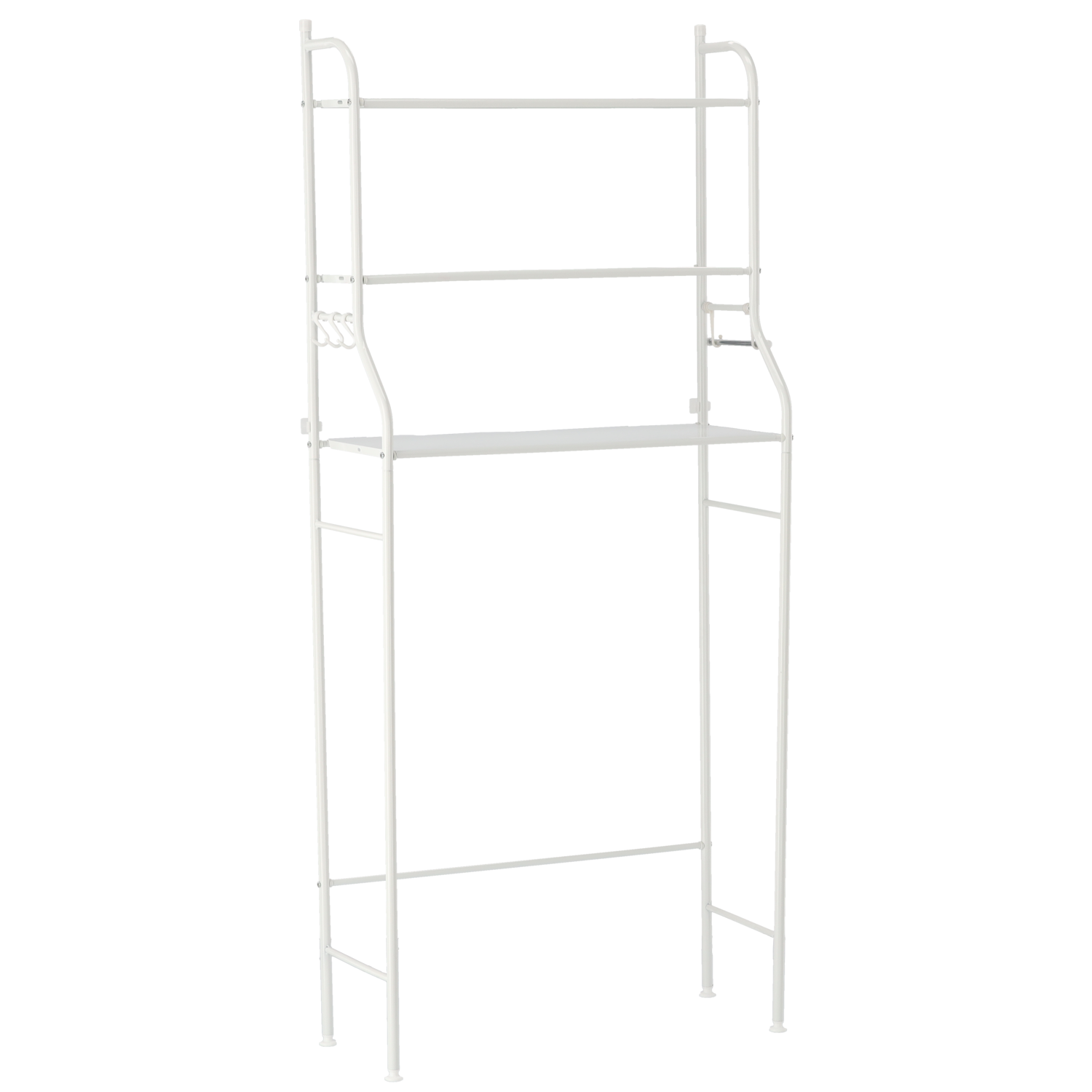 ORGANIZER NAD PRALKĘ 3-POZIOMOWY 66 x 25 x 152 CM BIAŁY *1104 - obrazek 2