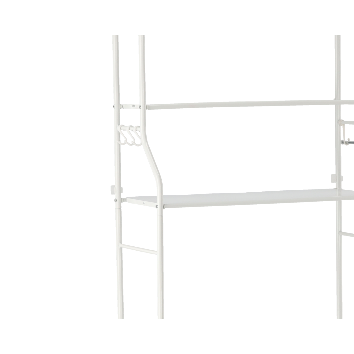 ORGANIZER NAD PRALKĘ 3-POZIOMOWY 66 x 25 x 152 CM BIAŁY *1104 - obrazek 5