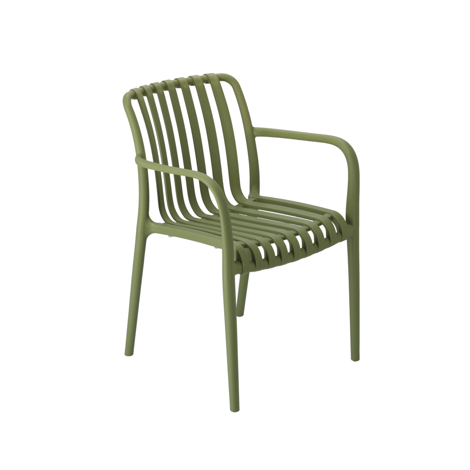 KRZESŁO OGRODOWE 45.5 x 57 x 45 / 81 CM ZIELONE *8670 - obrazek 2