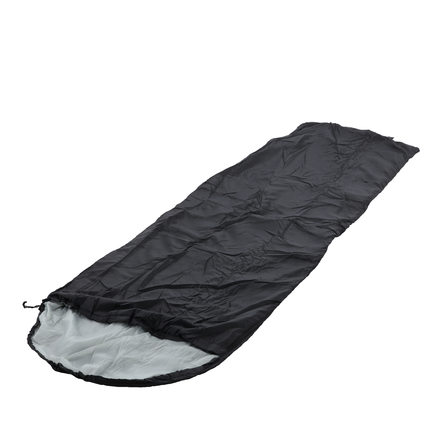 ŚPIWÓR TURYSTYCZNY 215 x 75 CM CZARNY