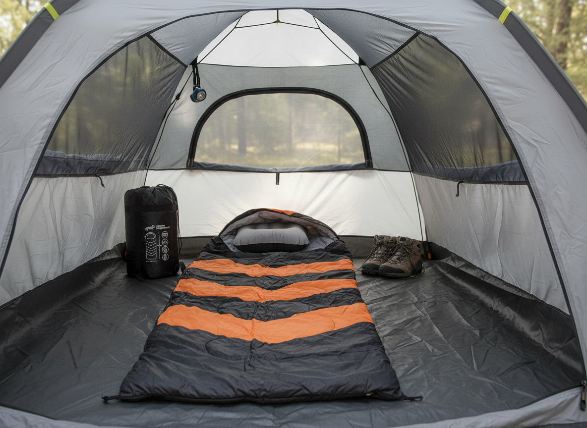 ŚPIWÓR TURYSTYCZNY 220 x 75 CM MIX KOLOR - obrazek 4