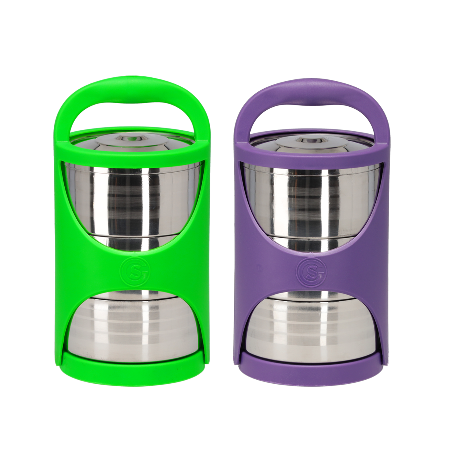 MENAŻKA STALOWA 3 CZĘŚCIOWA 14,5 X 23 CM*0348