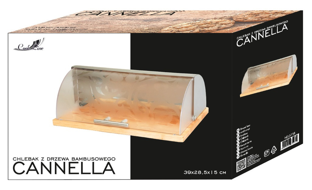 CHLEBAK BAMBUSOWY CANELLA 39 x 28,5 x 15 CM - obrazek 13