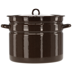 GARNEK EMALIOWANY PROSTY 20 L 32 CM BRĄZ Z/P *3592