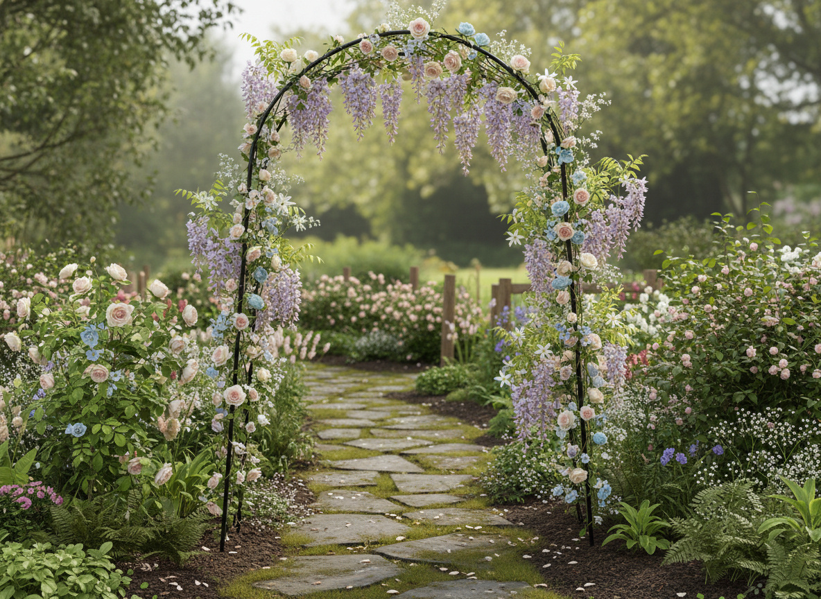 PERGOLA OGRODOWA 110 X 39 X 230 CM - obrazek 4