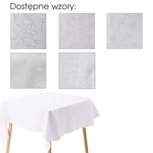 OBRUS BIAŁY  130*180 CM OPAK. 1 SZT *4730*