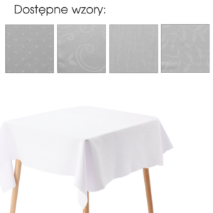 OBRUS BIAŁY 140*220 CM OPAK. 1 SZT *4938