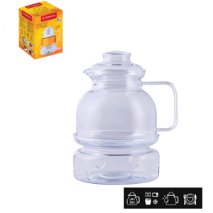 DZBANEK 1,5 L PROSTY UCHO + POKRYWKA SZKLANA + PODGRZEWACZ *50995082