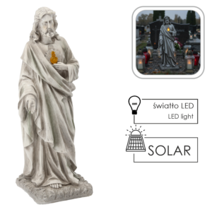FIGURA JEZUS LED 19 X 18,5 X 52 CM *8745