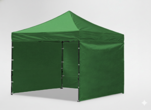 NAMIOT HANDLOWY 3 X 3 M ZIELONY