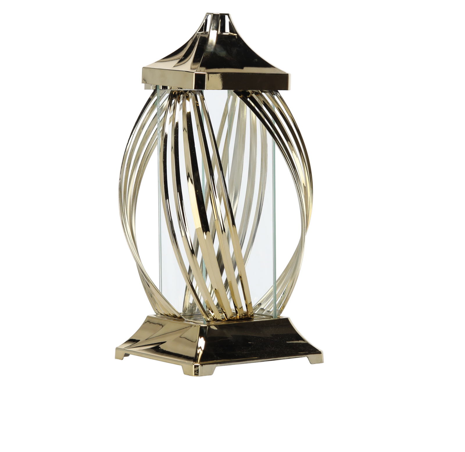 LAMPION 40CM WSTĘGA METALIK ZŁOTY/SREBRNY OPAK=3SZT*8507 - obrazek 3