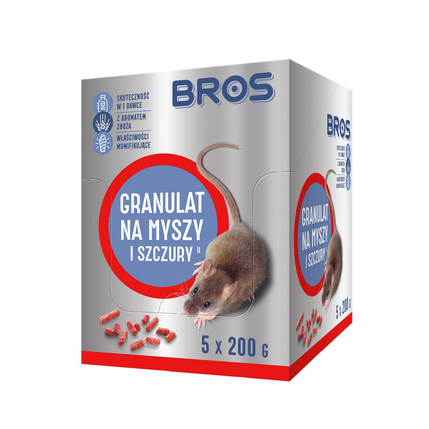 GRANULAT NA MYSZY I SZCZURY 1KG-5X200G*6391