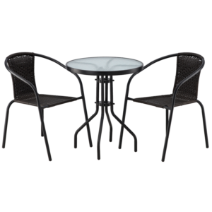 ZESTAW MEBLI OGRODOWYCH "BISTRO" - STOLIK/NEO2262/ + 2 KRZESŁA/NEO2255x2/
