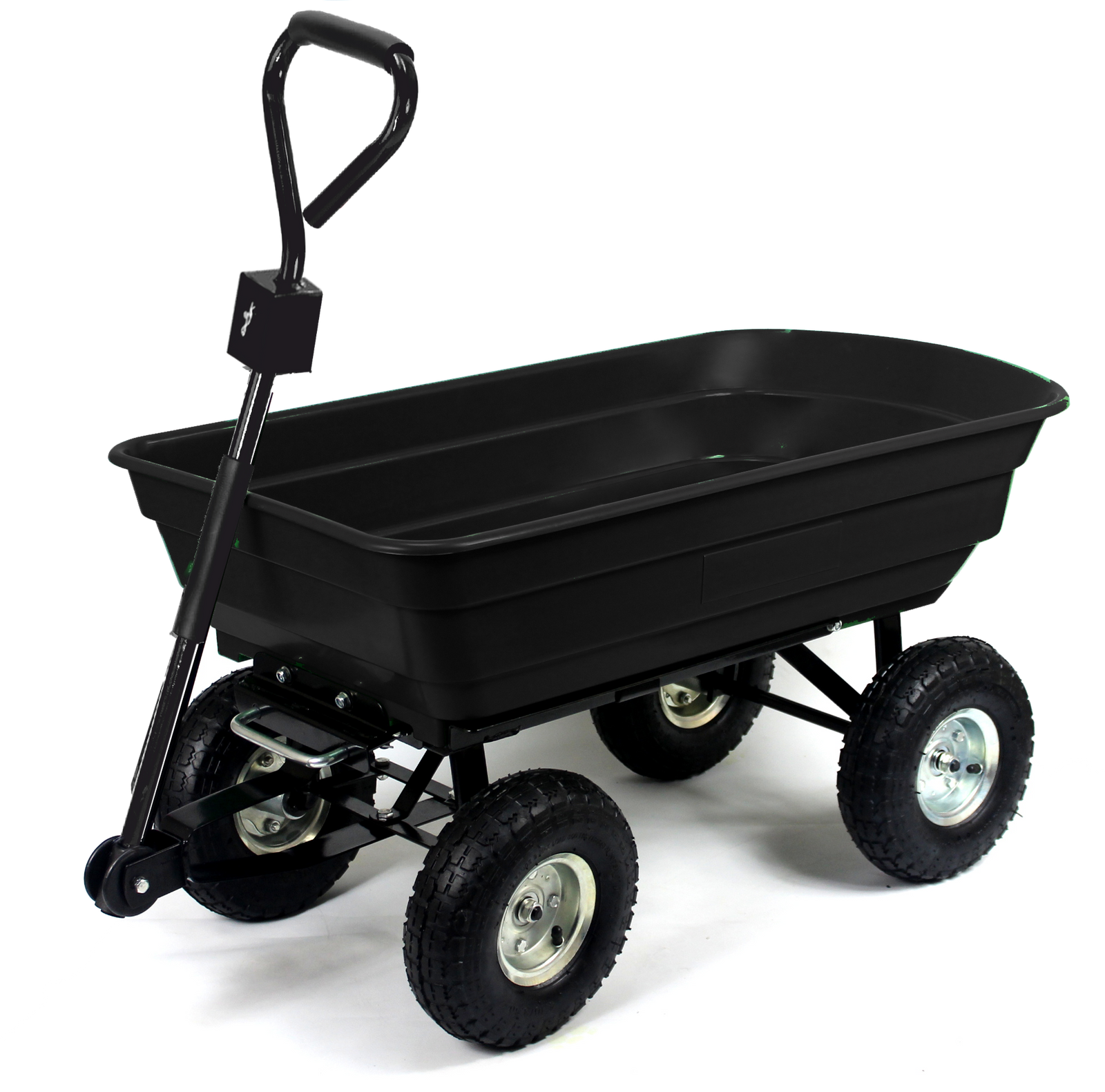 WÓZEK OGRODOWY DWUFUNKCYJNY CZARNY