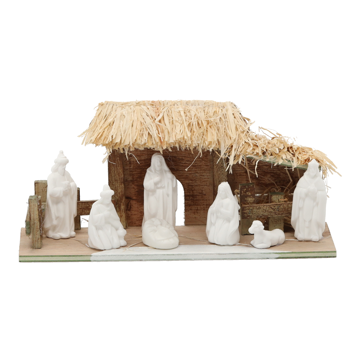 SZOPKA BOŻONARODZENIOWA 31 x 10.5 x 13.5 CM LED opak=1szt *0804 - obrazek 3