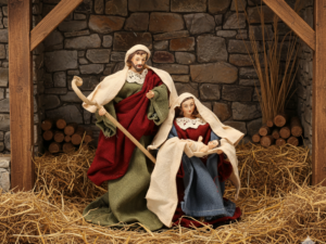 FIGURA BOŻONARODZ. ŚW. RODZINA WYS. 25,4 CM *6431