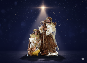 FIGURA BOŻONARODZ. ŚW. RODZINA WYS. 33 CM *6479