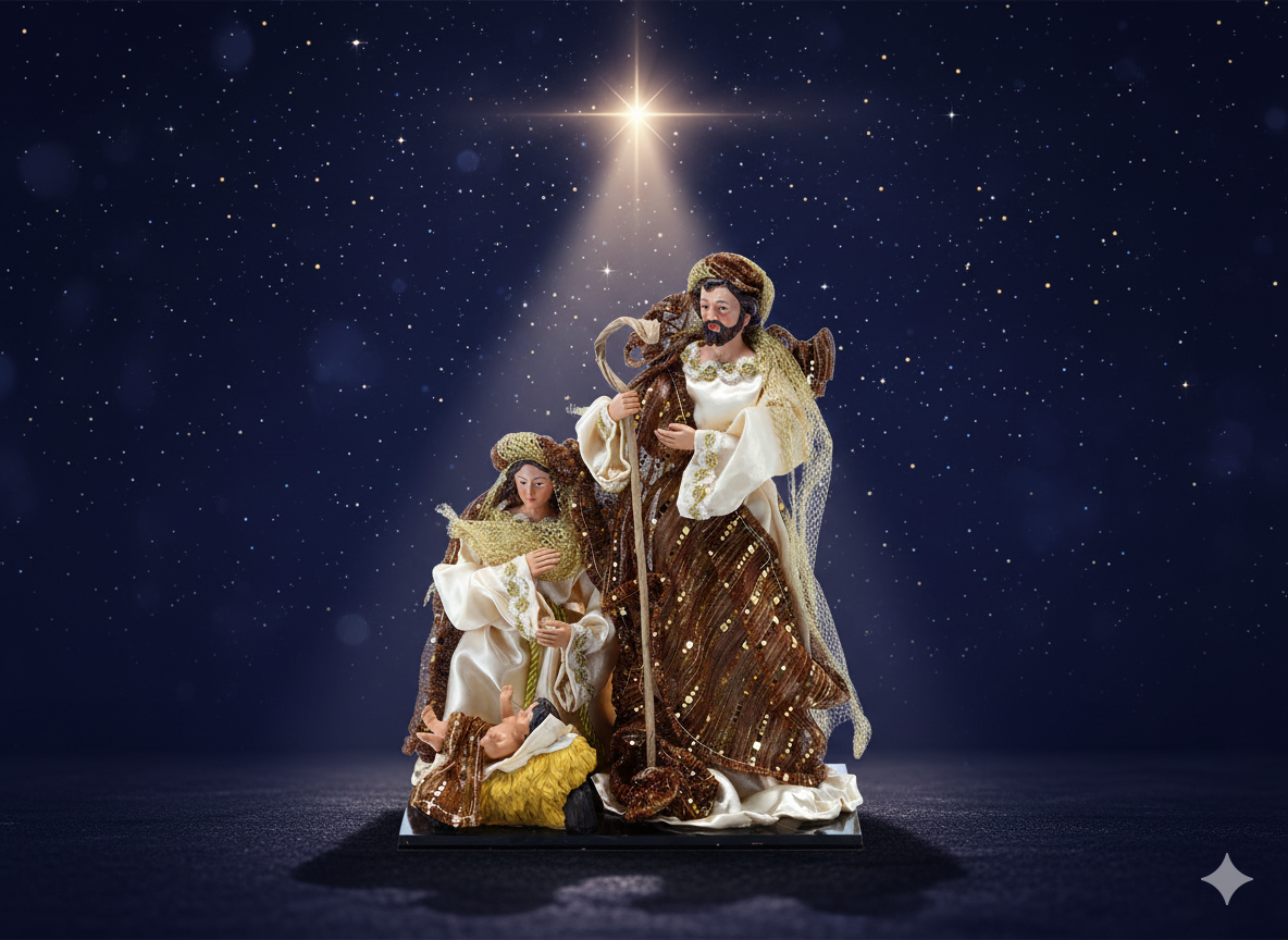 FIGURA BOŻONARODZ. ŚW. RODZINA WYS. 33 CM *6479 - obrazek 5