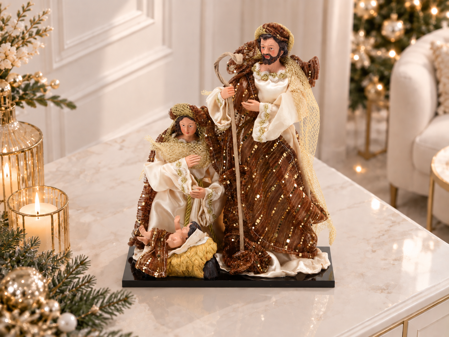 FIGURA BOŻONARODZ. ŚW. RODZINA WYS. 33 CM *6479 - obrazek 7