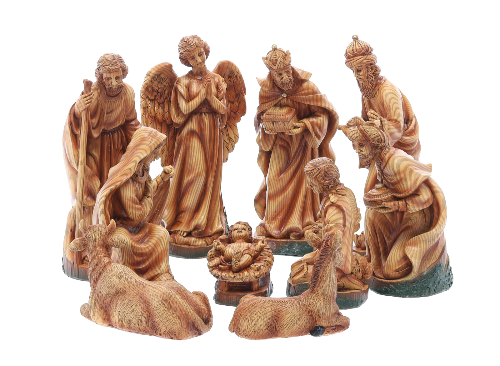 ZESTAW FIGUR BOŻONAR. 10 EL. DO 24 CM polyresin*6224 - obrazek 2