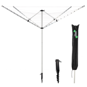 SUSZARKA OGRODOWA 4 RAMIONA 50 M Z POKROWCEM *5331